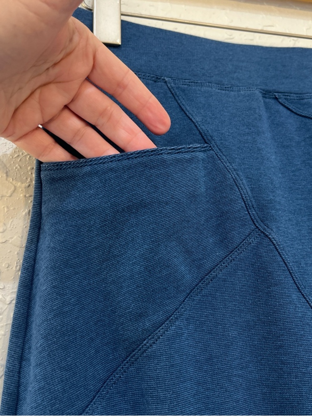 Toad&Co Blue Asymmetrical Seamed Midi Skirt Lyocell Blend XS - Picture 2 of 8